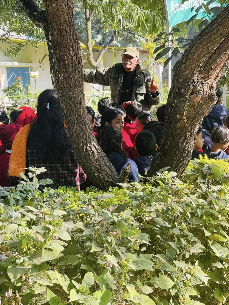 Mr. Ajay Sharma captivated RMS & RMPS students with tales of early humans